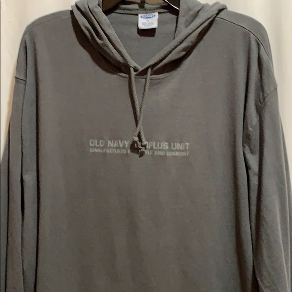 Old Navy Other - OLD NAVY HOODIE LONG SLEEVE TEE SZ XL Gray LKNW